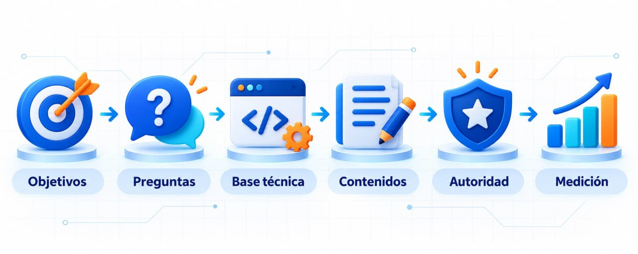 Plan de trabajo GEO para una empresa